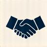 Handshake icon symbolizing integrity